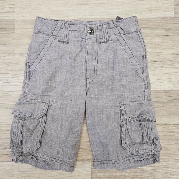 GYMBOREE Boys Gray Cargo Shorts Size 6 - Picture 1 of 5